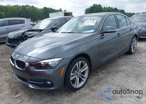 2017 BMW 330I из США, поврежденный, VIN WBA8B9G54HNU09617